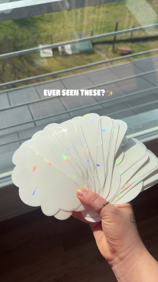 Suncatcher Fenstersticker Happy