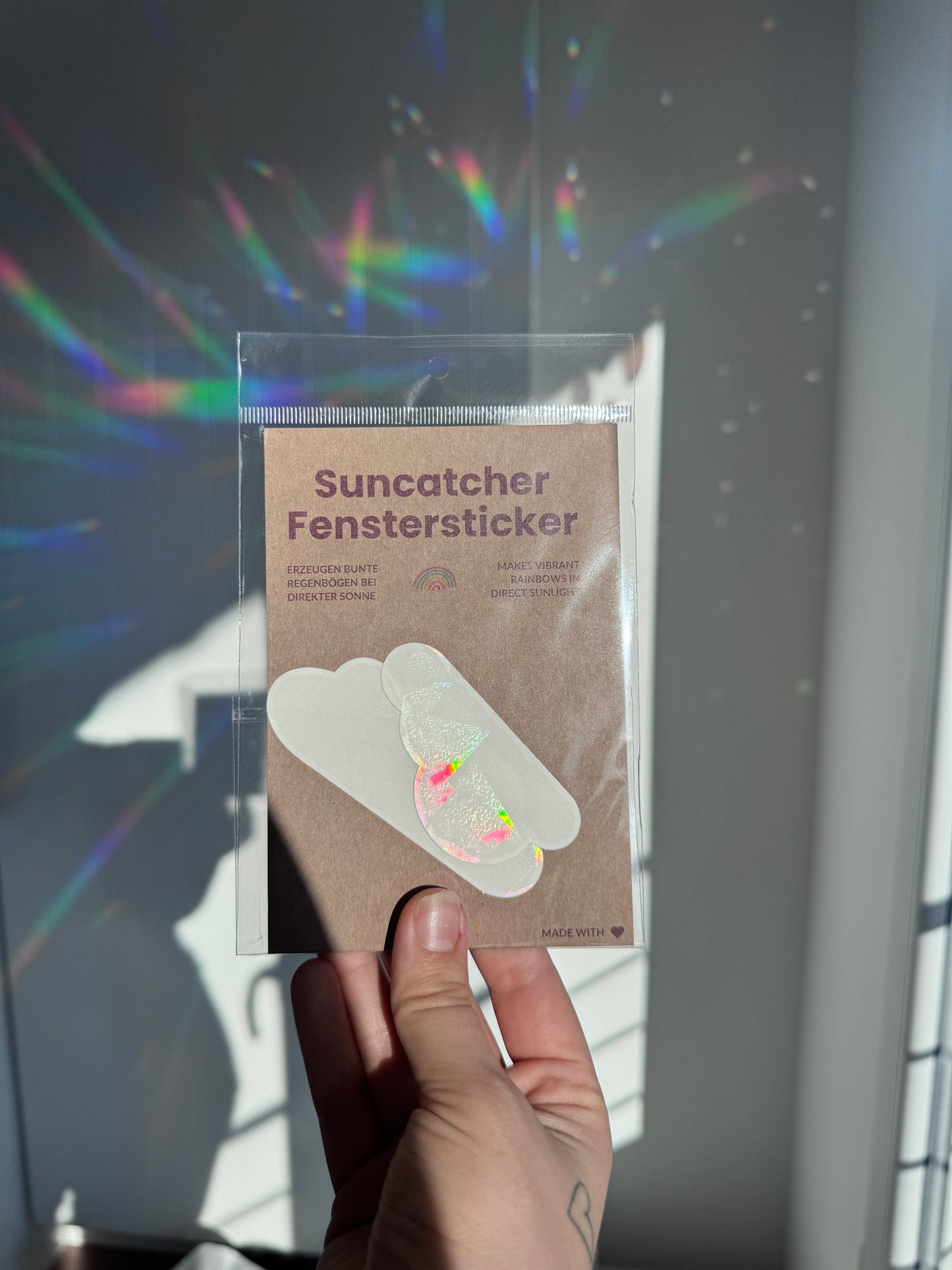 Suncatcher Fenstersticker Set Wolken