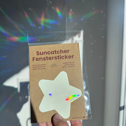 Suncatcher Fenstersticker Stern