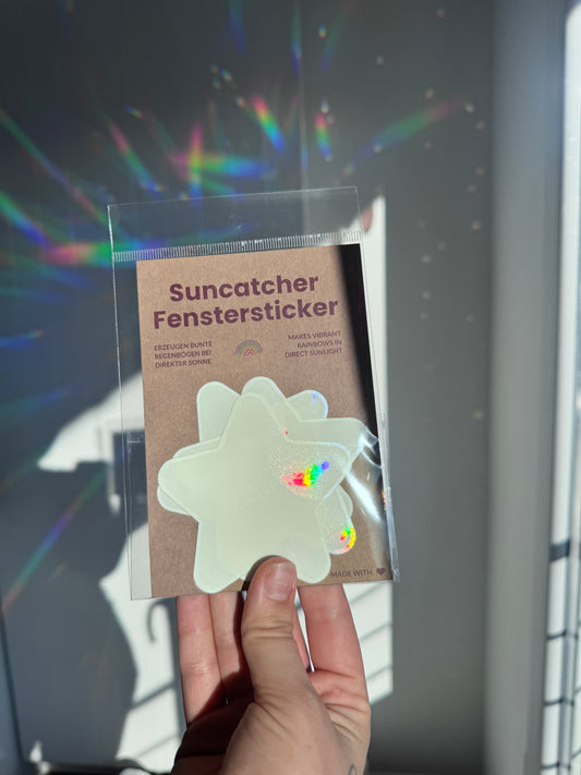 Suncatcher Fenstersticker 3er Set Sterne