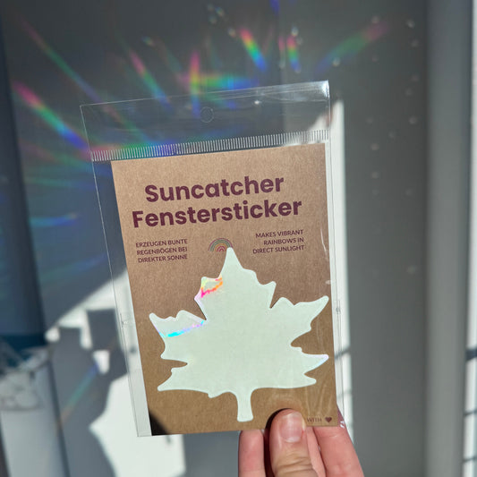 Suncatcher Fenstersticker Ahorn