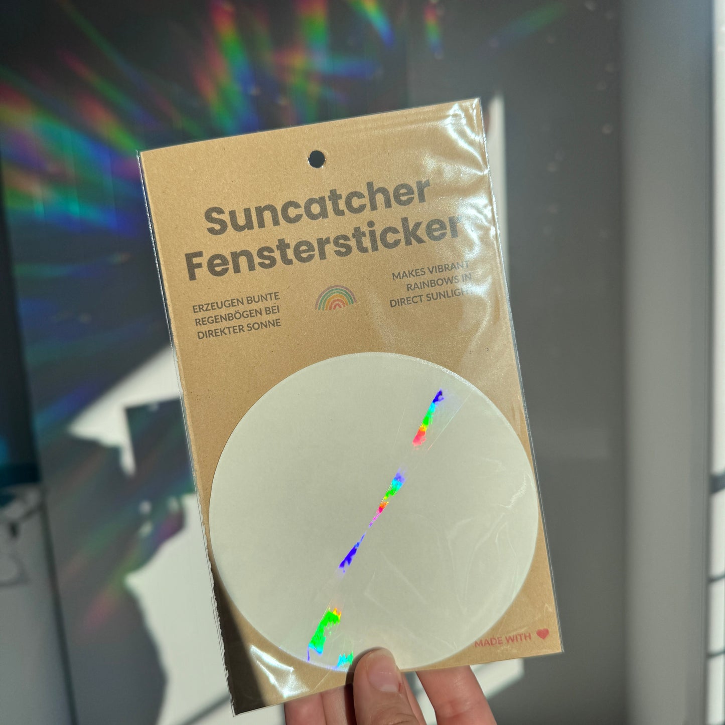 Suncatcher Fenstersticker XL Sonne